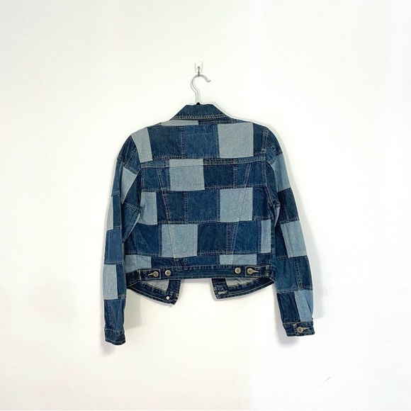 Vintage Patchwork Denim Jacket - Picture 2 of 5